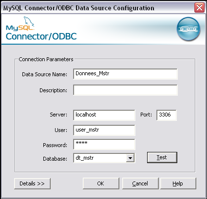 Nouvelle connection ODBC 3