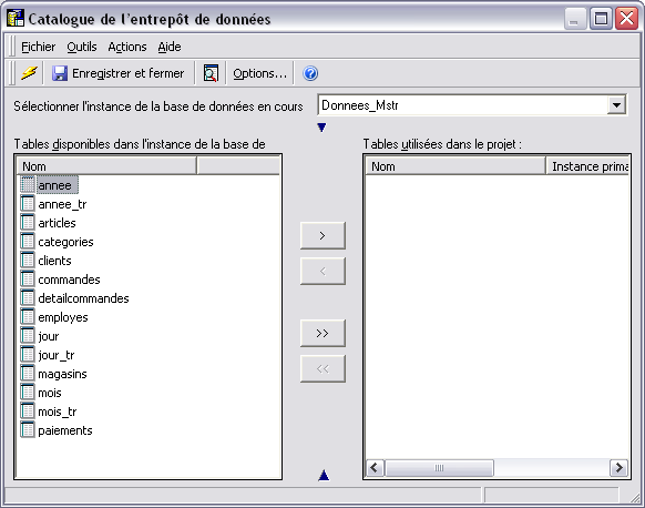 Le catalogue de l'entrept donnes 5